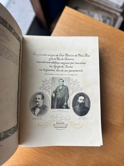 LIVRO DE FAMILIA IN MEMORIAM JOSÉ DIONISIO DE MELO E FARO