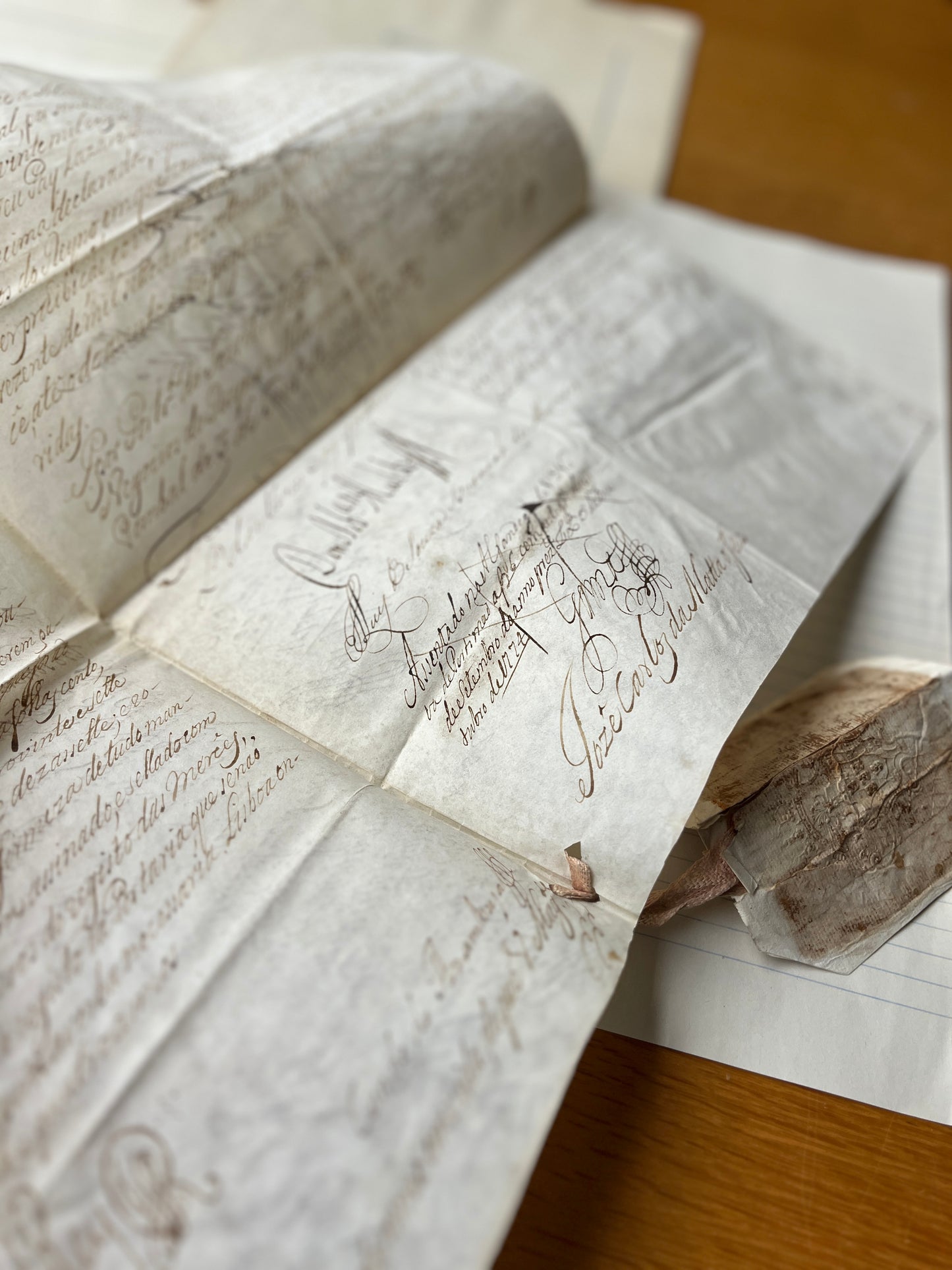 CONJUNTO DE MANUSCRITOS REFERENTES A FR. MATHEUS ANTÓNIO DOS SANTOS