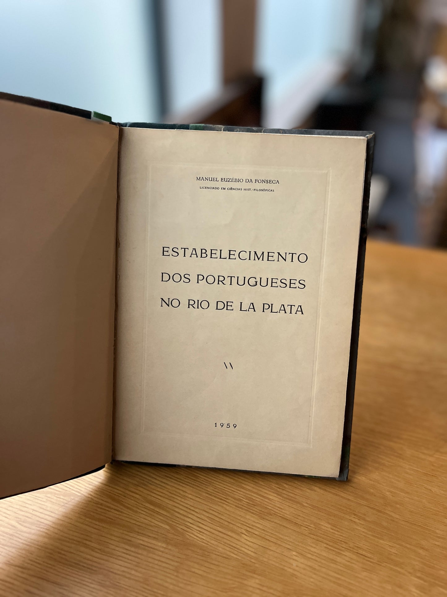 ESTABELECIMENTO DOS PORTUGUESES NO RIO DE LA PLATA