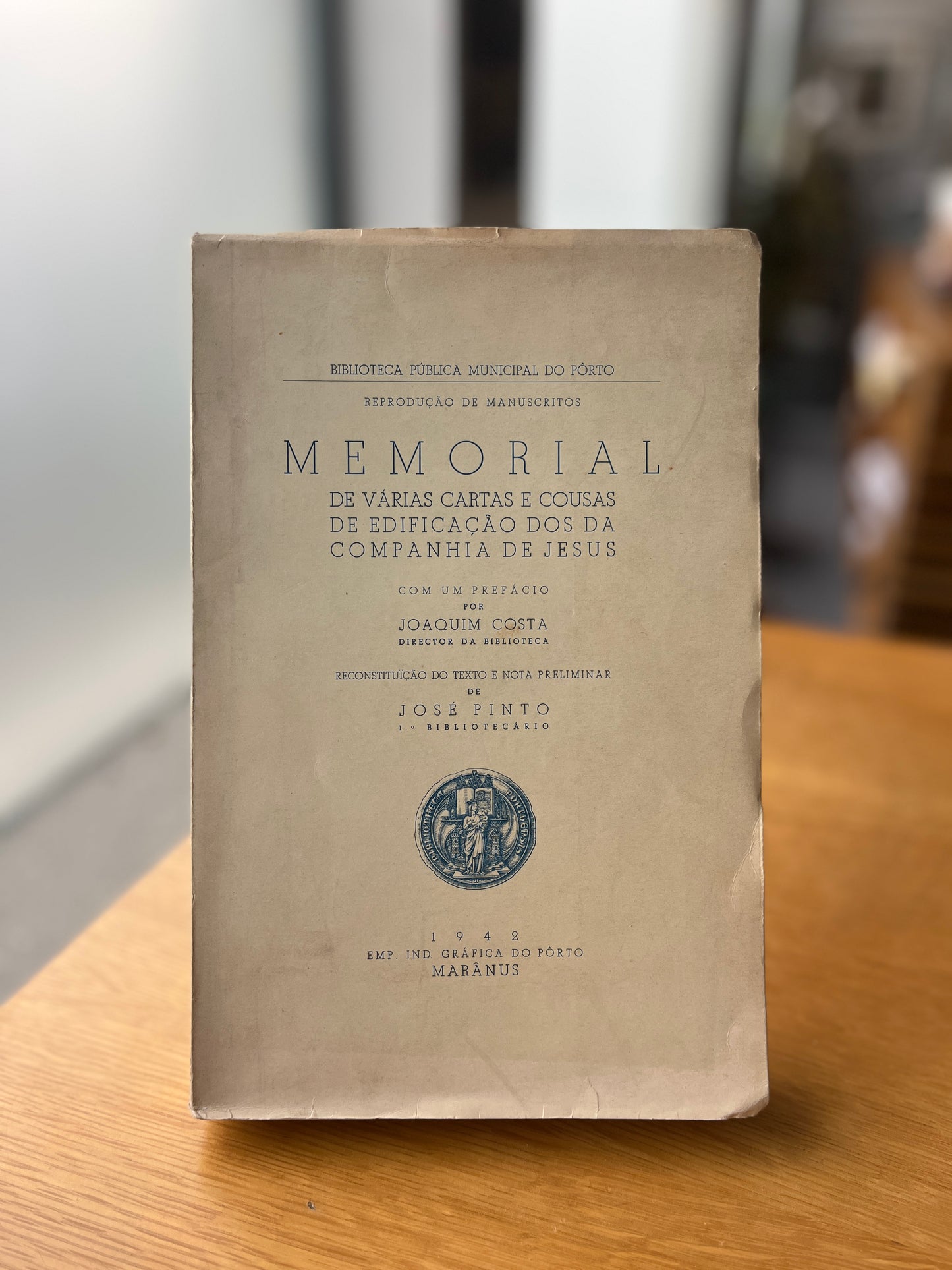 MEMORIAL DE VÁRIAS CARTAS E COUSAS DE EDIFICAÇÃO DOS DA COMPANHIA DE JESUS