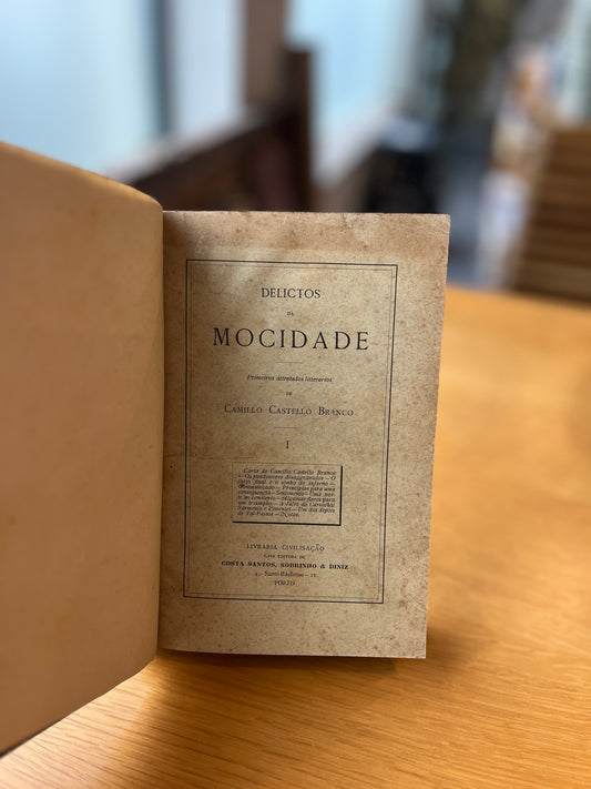 DELICTOS DA MOCIDADE