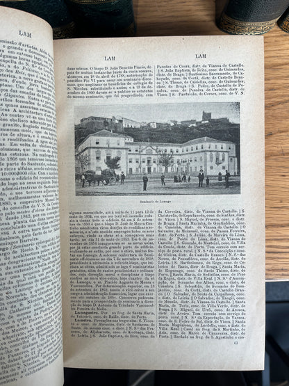 PORTUGAL - DICCIONARIO HISTORICO, COROGRAPHICO, HERALDICO, BIOGRAPHICO, BIBLIOGRAPHICO, NUMISMATICO E ARTISTICO