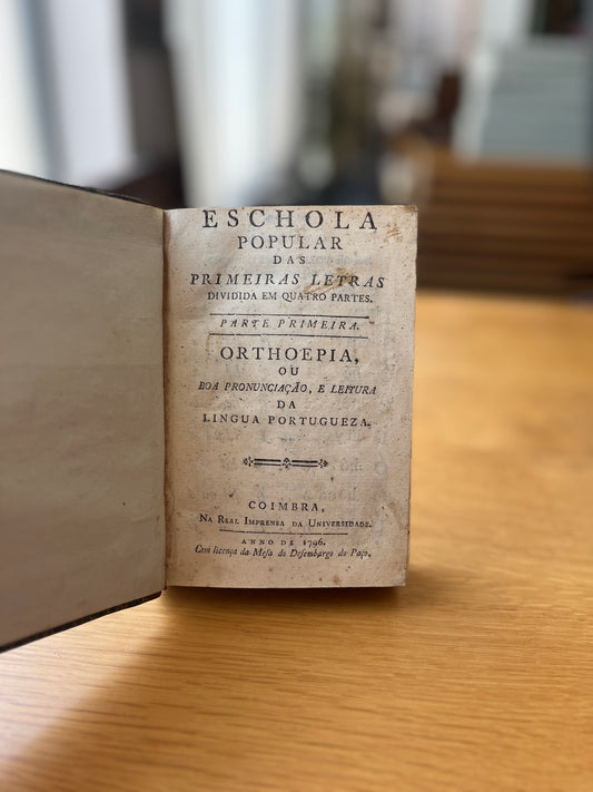 ESCHOLA POPULAR DAS PRIMEIRAS LETRAS