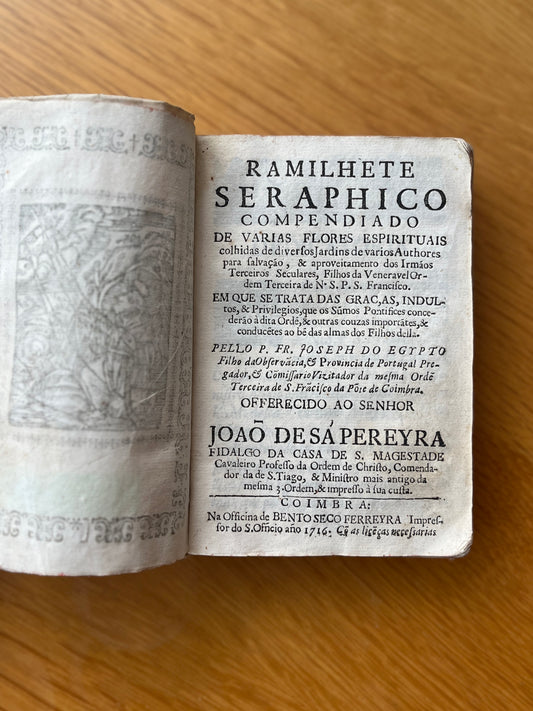RAMILHETE SERÁFICO COMPENDIADO DE VARIAS FLORES ESPIRITUAIS