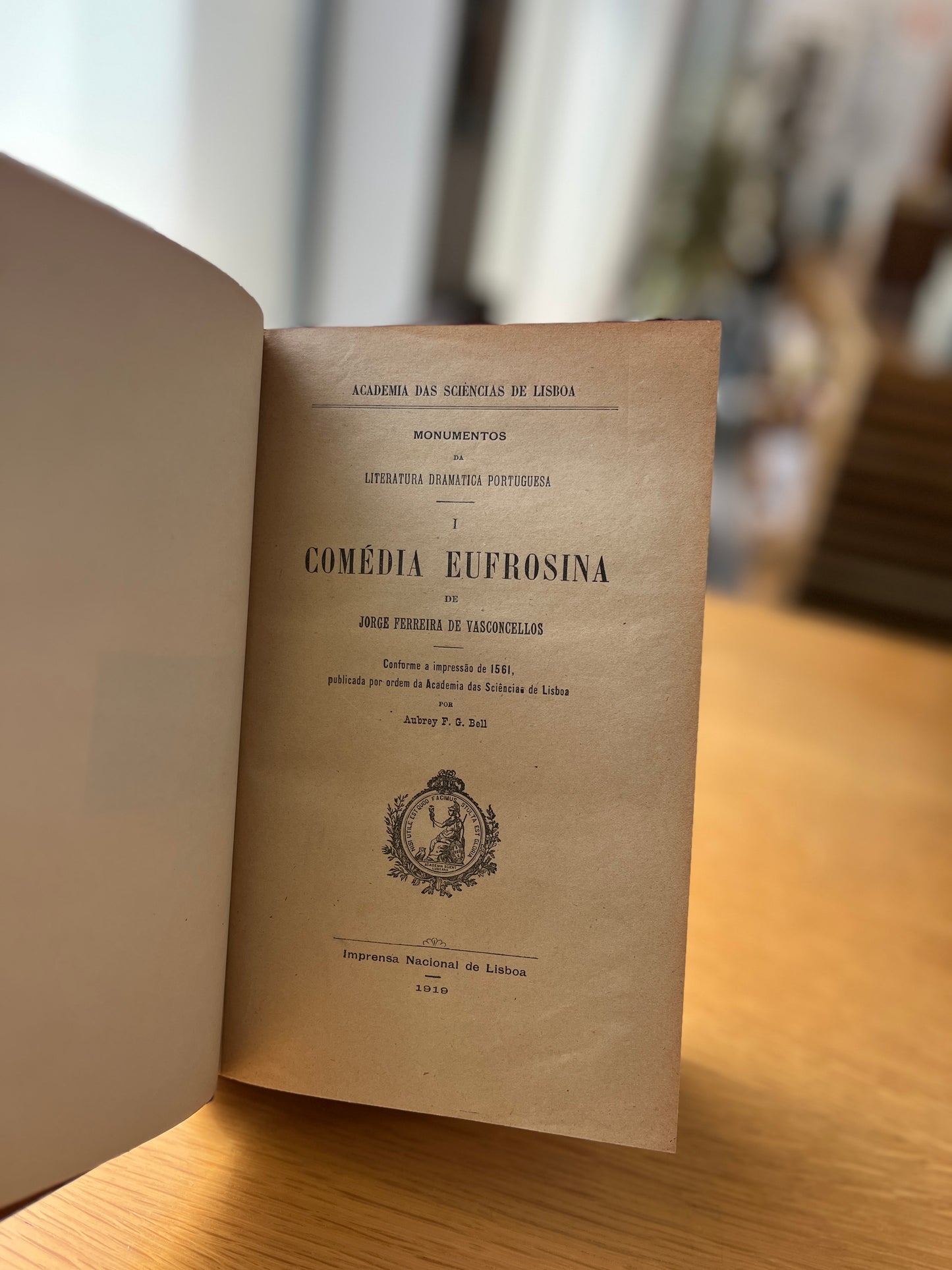 COMÉDIA EUFROSINA