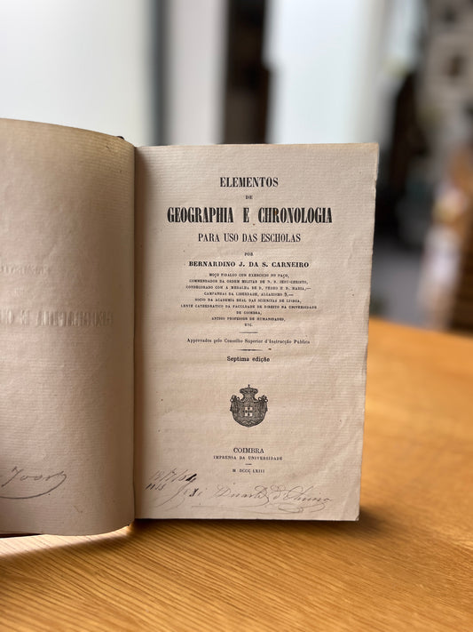 ELEMENTOS DE GEOGRAPHIA E CHRONOLOGIA