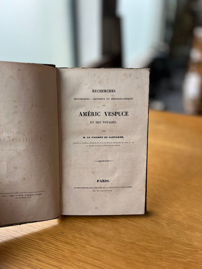 RECHERCHES HISTORIQUE, CRITIQUES ET BIBLIOGRAPHIQUES SUR AMÉRIC VESPUCE