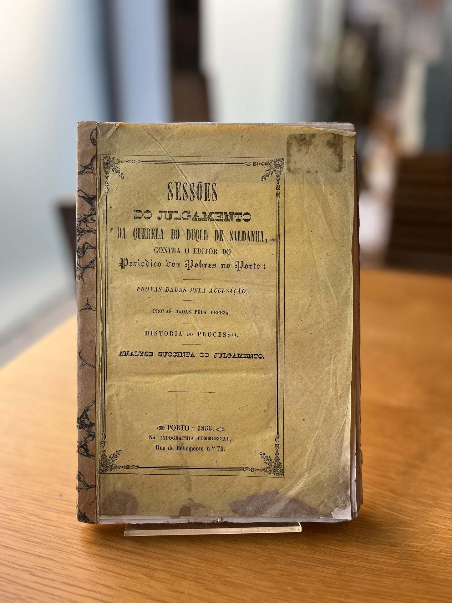 SESSÕES DO JULGAMENTO DA QUERELA DO DUQUE DE SALDANHA