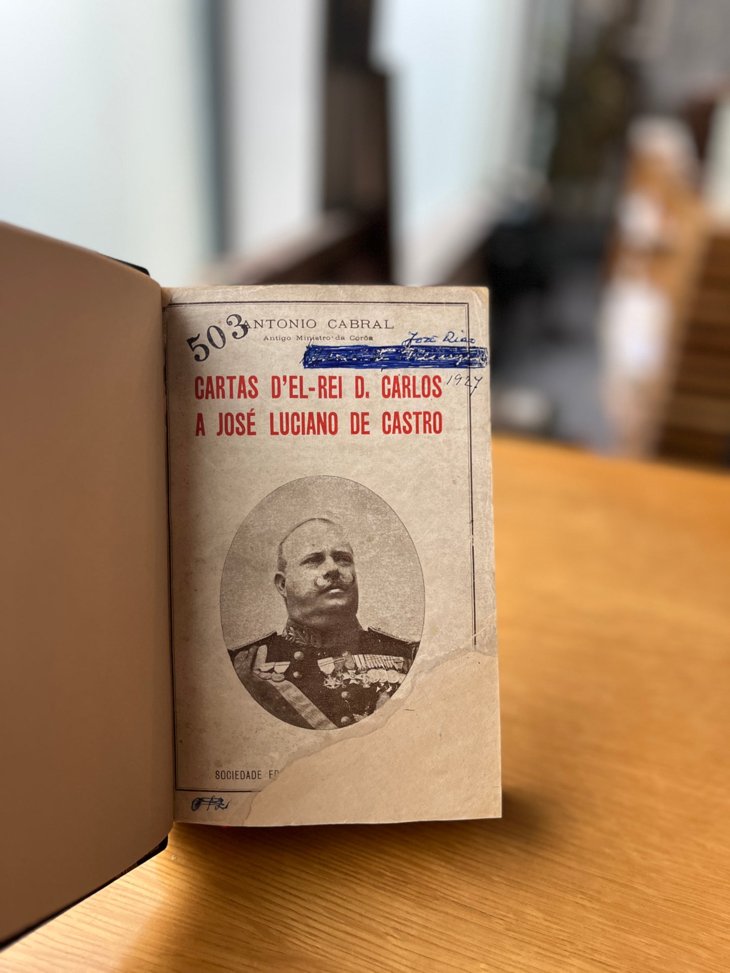 CARTAS D'EL-REI D. CARLOS A JOSÉ LUCIANO DE CASTRO