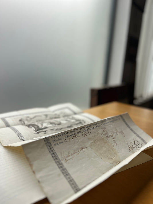 DIPLOMA IMPRESSO DA VENERÁVEL ORDEM TERCEIRA DA PENITÊNCIA DE SÃO FRANCISCO,