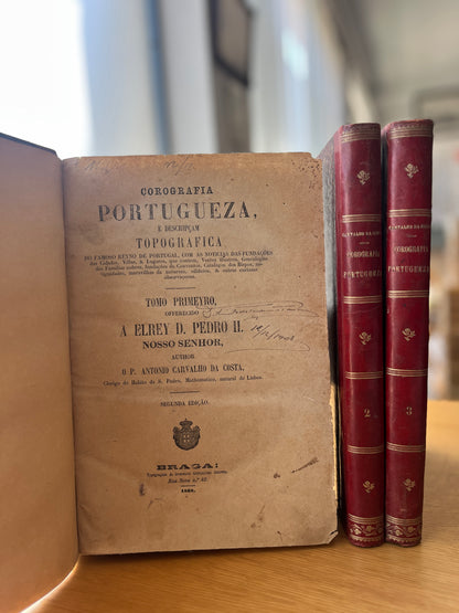 COROGRAFIA PORTUGUEZA E DESCRIPÇAM TOPOGRAFICA 3 VOL.