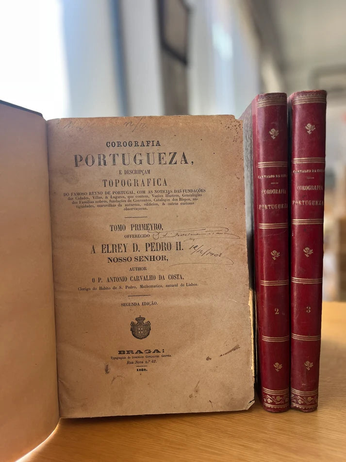 COROGRAFIA PORTUGUEZA E DESCRIPÇAM TOPOGRAFICA 3 VOL.