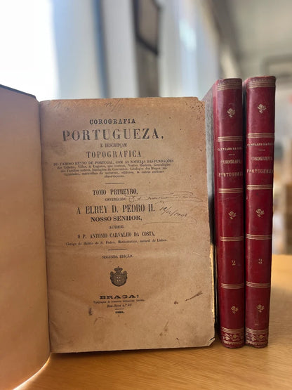 COROGRAFIA PORTUGUEZA E DESCRIPÇAM TOPOGRAFICA 3 VOL.