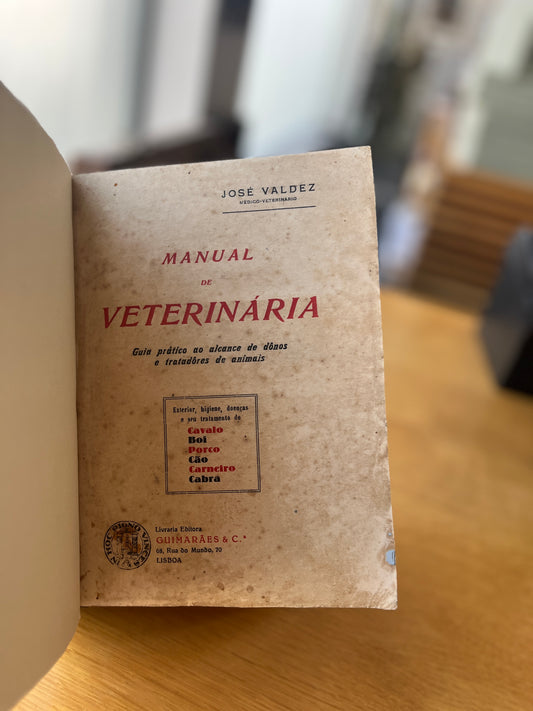 MANUAL DE VETERINÁRIA