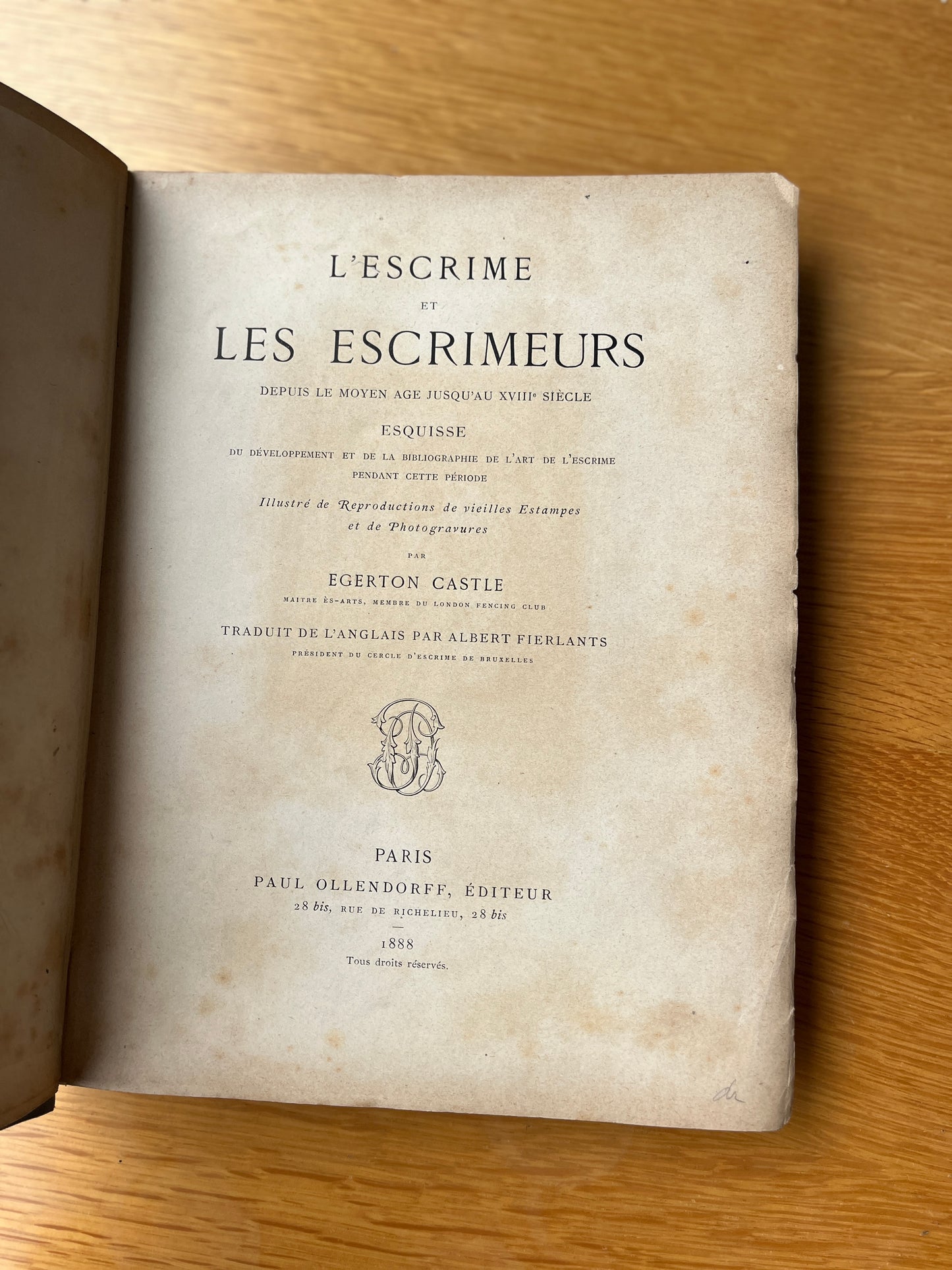 L'ESCRIME ET LES ESCRIMEURS