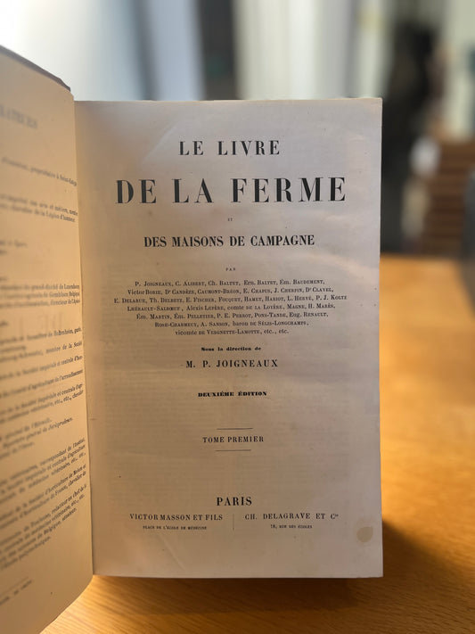 LE LIVRE DE LA FERME ET DES MAISON DE CAMPAIGNE