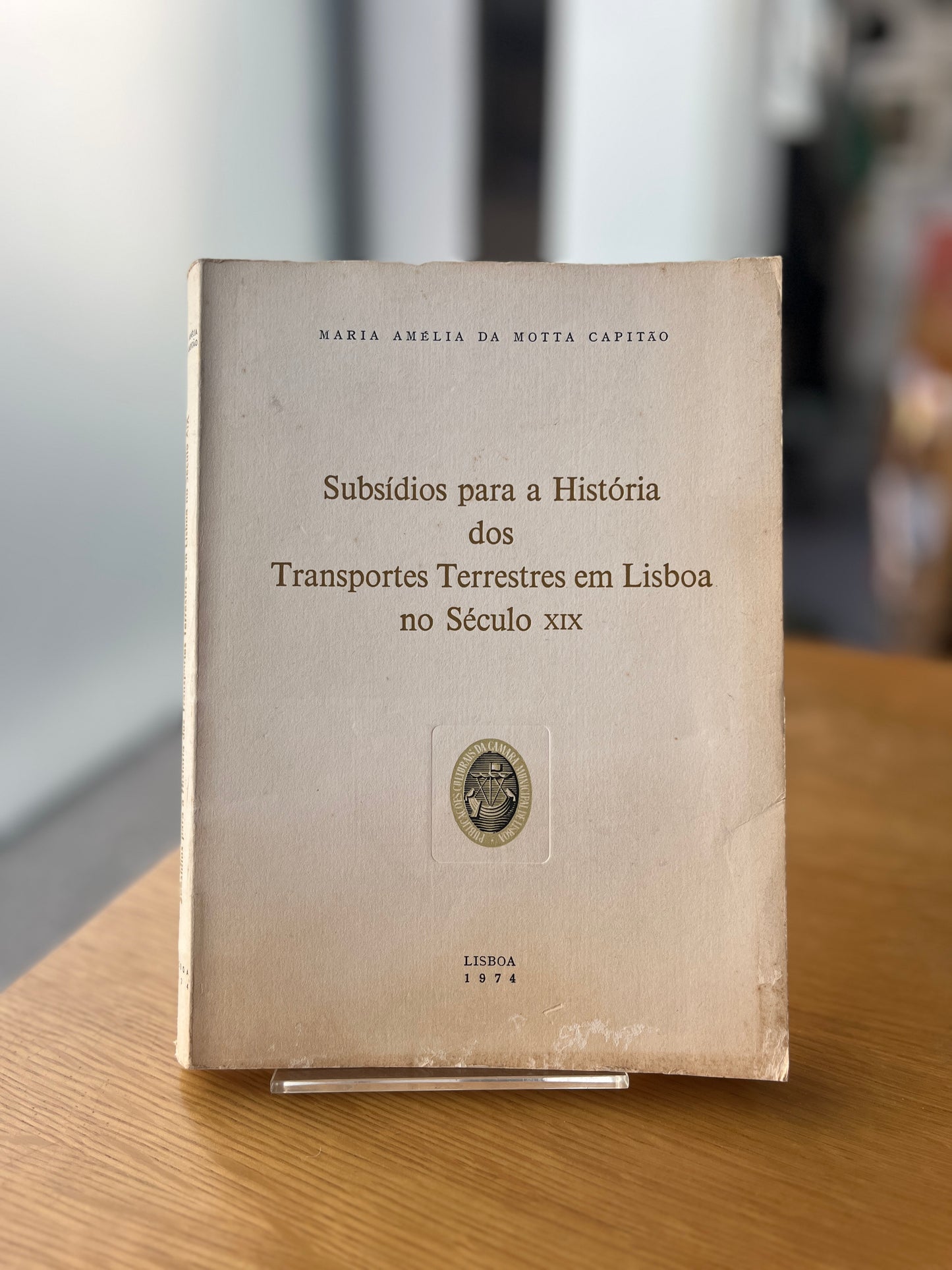 SUBSÍDIOS PARA A HISTÓRIA DOS TRANSPORTES TERRESTRES EM LISBOA NO SÉCULO XIX.