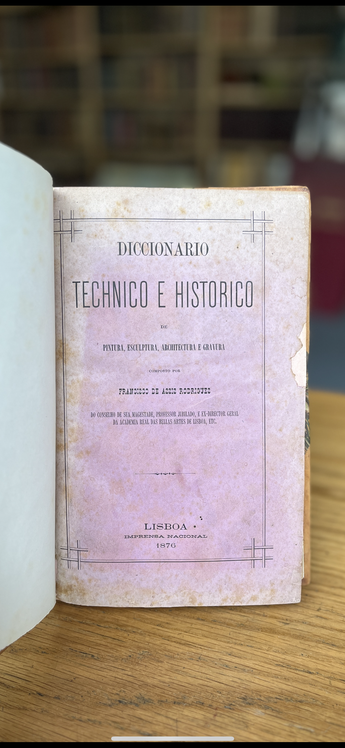 DICCIONARIO TECHNICO E HISTORICO