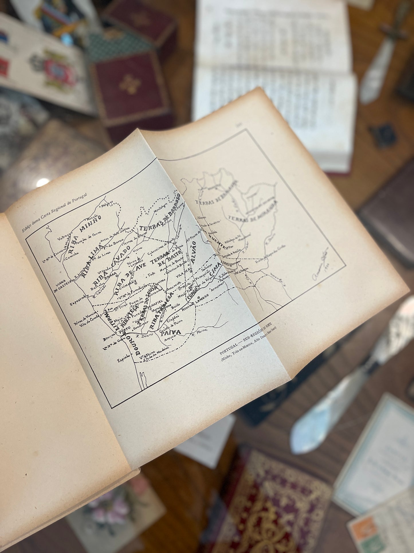 ESBOÇO DUMA CARTA REGIONAL DE PORTUGAL