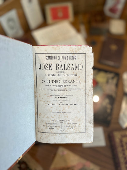 COMPENDIO DA VIDA E FEITOS DE JOSÉ BALSAMO