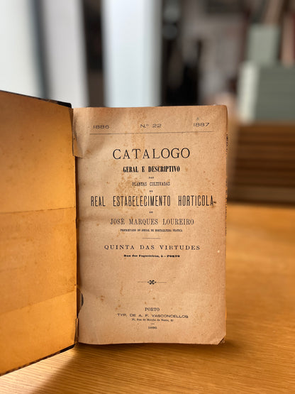 CATALOGO GERAL E DESCRIPTIVO DAS PLANTAS CULTIVADAS