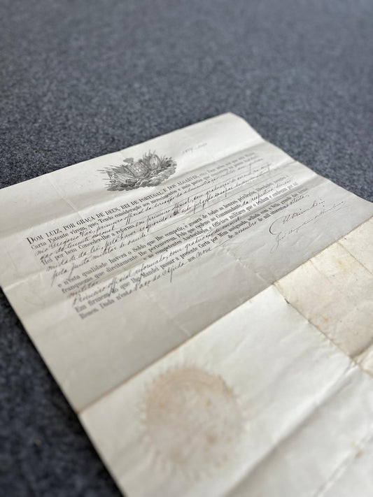 CARTA PATENTE DE DOM LUIZ