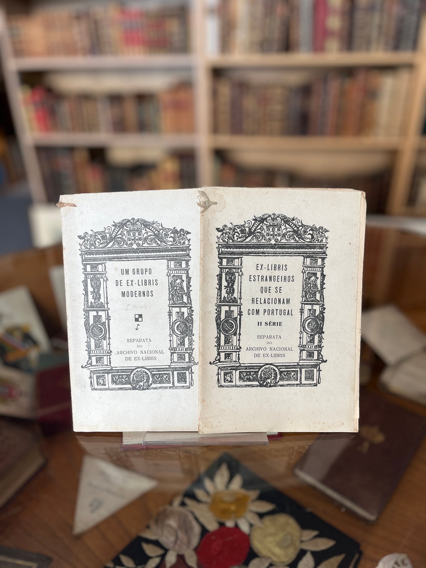 SEPARATA DO ARCHIVO NACIONAL DE EX-LIBRIS I SÉRIE E II SÉRIE