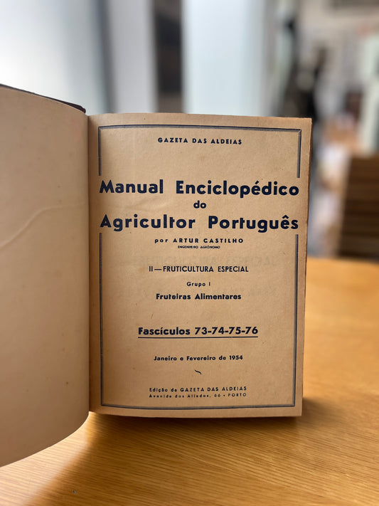 MANUAL ENCICLOPÉDICO DO AGRICULTOR PORTUGUÊS