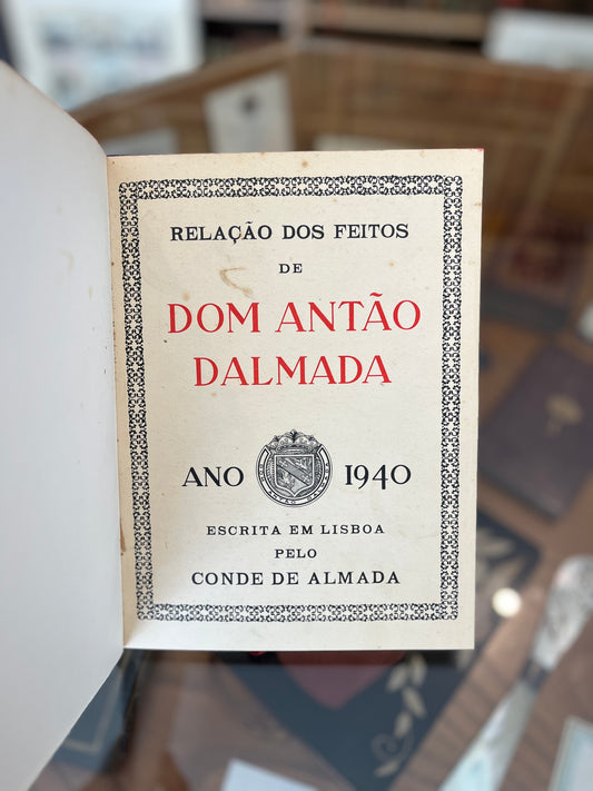 RELAÇÃO DOS FEITOS DE DOM ANTÃO DE ALMADA