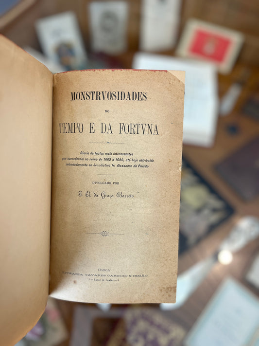 MONSTRUOSIDADES DO TEMPO E DA FORTUNA